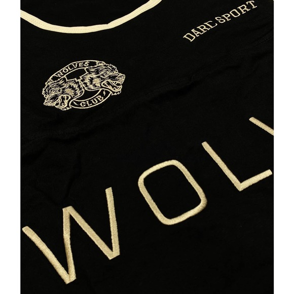 Darc Sport Wolves Bury Me In Darc Lighting Black Graphic T Shirt - Foto 4